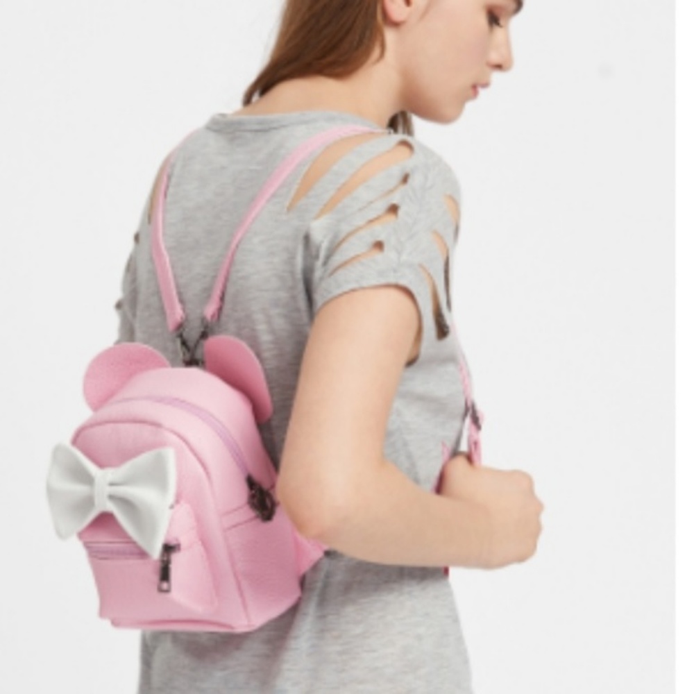 MINI BOOKBAG WITH BOW AND EARS - Picture 5 of 8